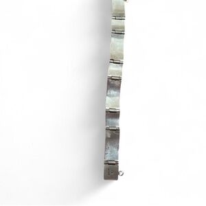 Silver and Gray Link Bracelet